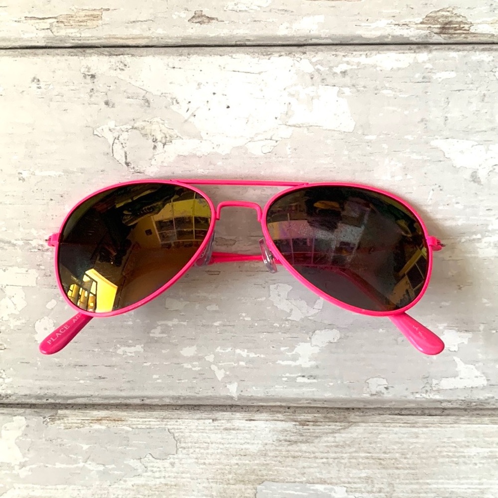 Girls Hot Pink Aviator Sunglasses Children’s Place Kids Summer Ages 3-14 Years